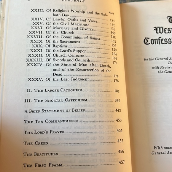 The Confession Of Faith of the Presbyterian Church w/Larger & Shorter Catechism - Picture 8 of 15